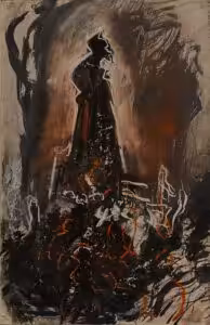 Gerbrand Volger, Bevrijding, pastel 80 x 60 cm. Nr 874001